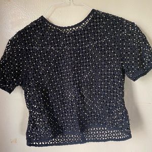Raised Rhinestone Top
